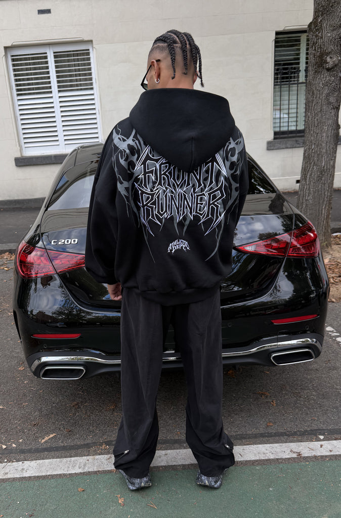 Sigil Zip Hoodie Black