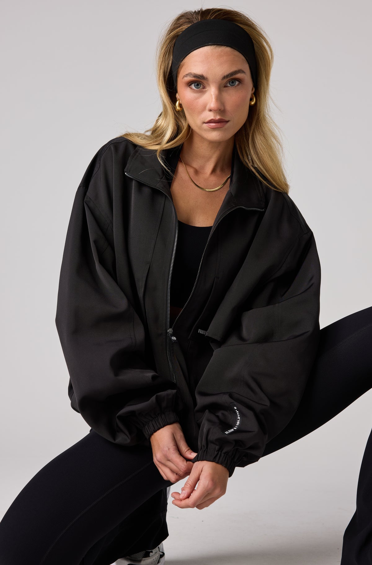 Fracture Bomber Jacket - Black - Women