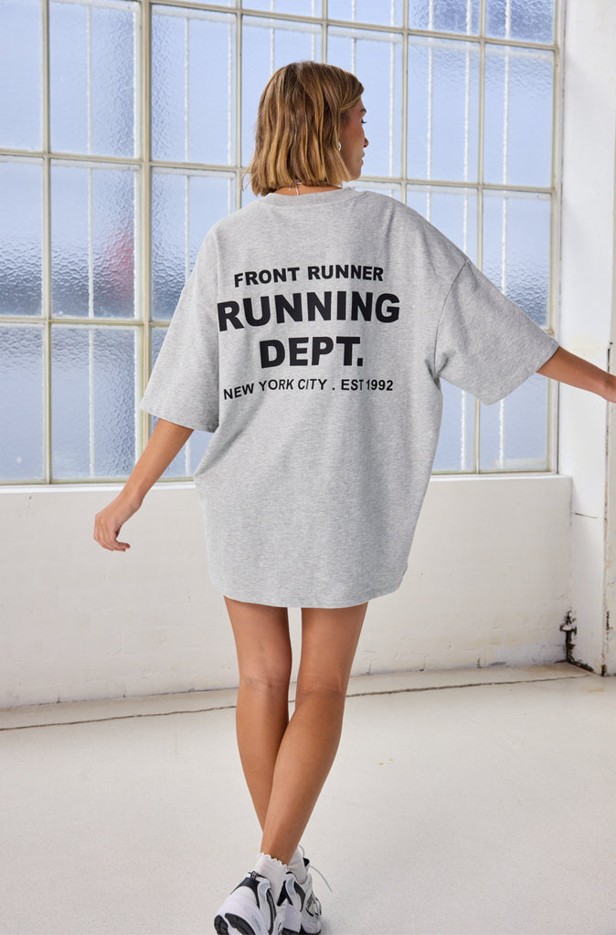 Running Dept Tee Grey Marle