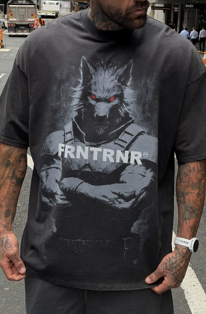 Hunting Season Tee Washed Black