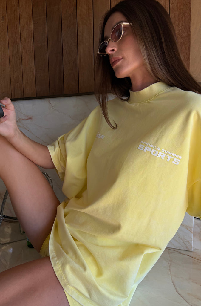 SS Sport Tee Lemon [women]