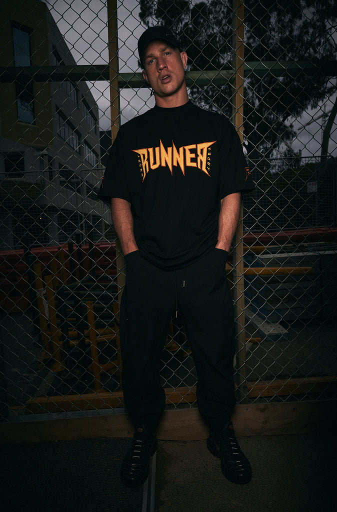 Bolt Tee - Black Fire