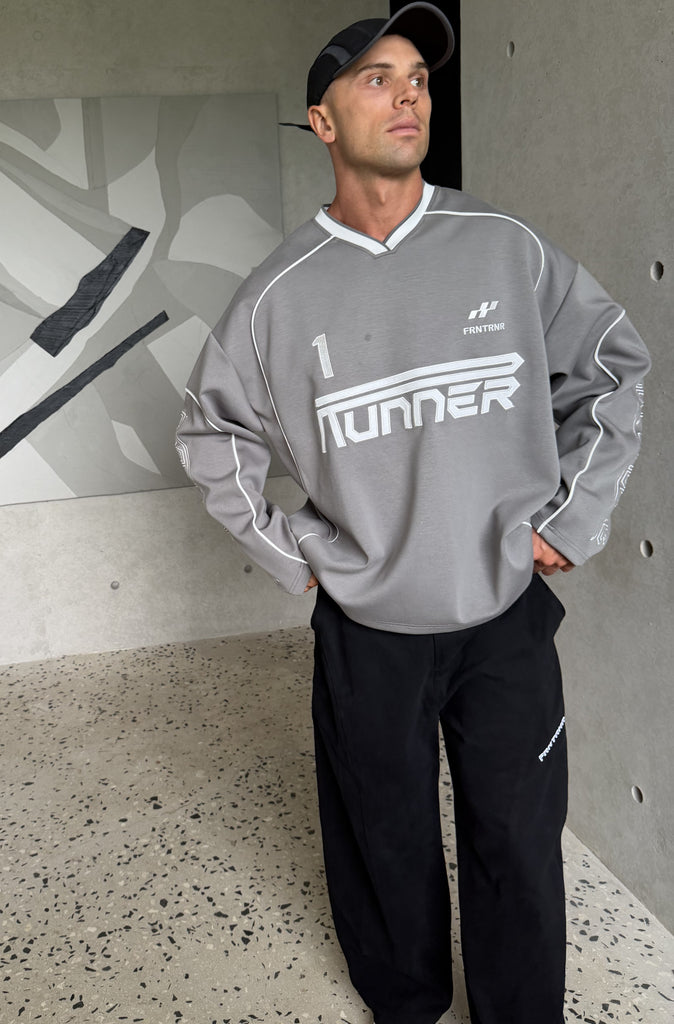 Striker L/S Jersey Grey