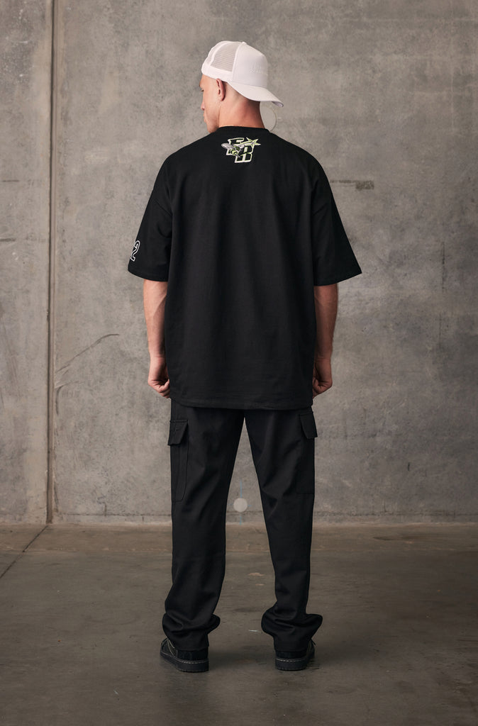 Hornet Tee - Black Lime