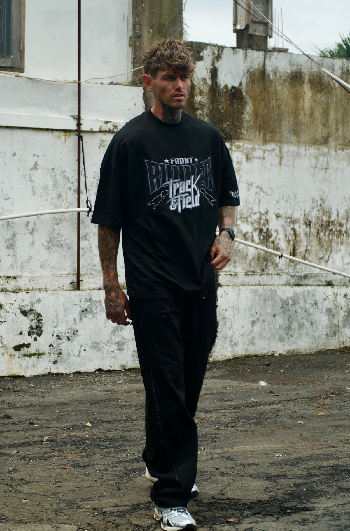 Track Runner Tee - Graphite - Men