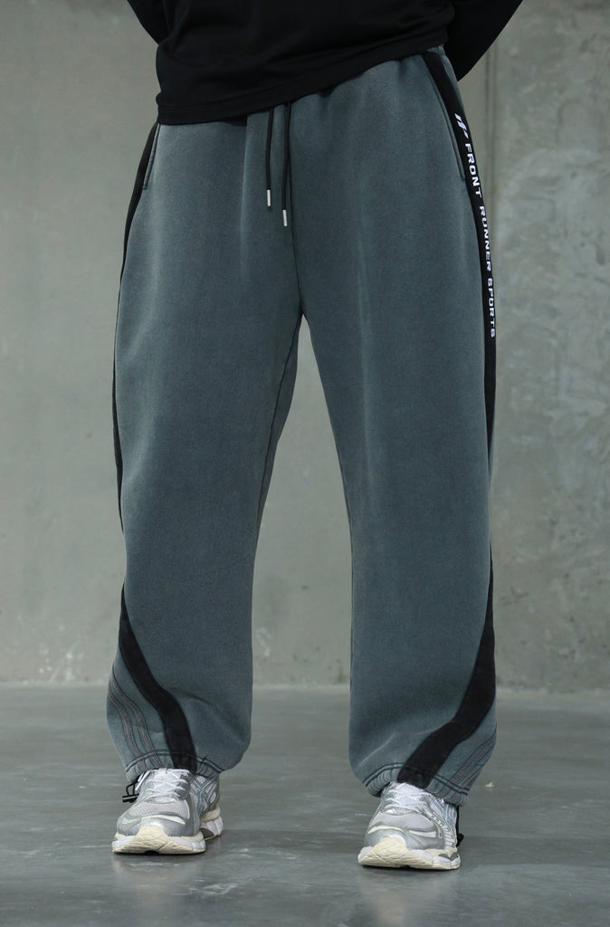 FR Sports Stripe Barrel Pants Concrete