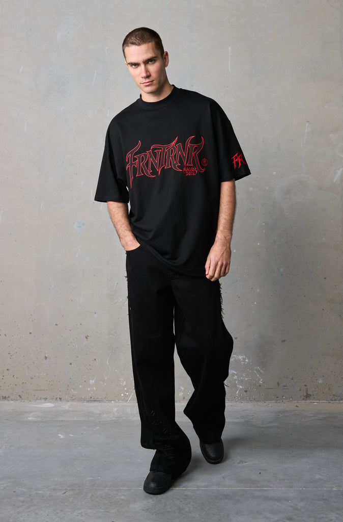 Thorned Legacy Tee - Black Red