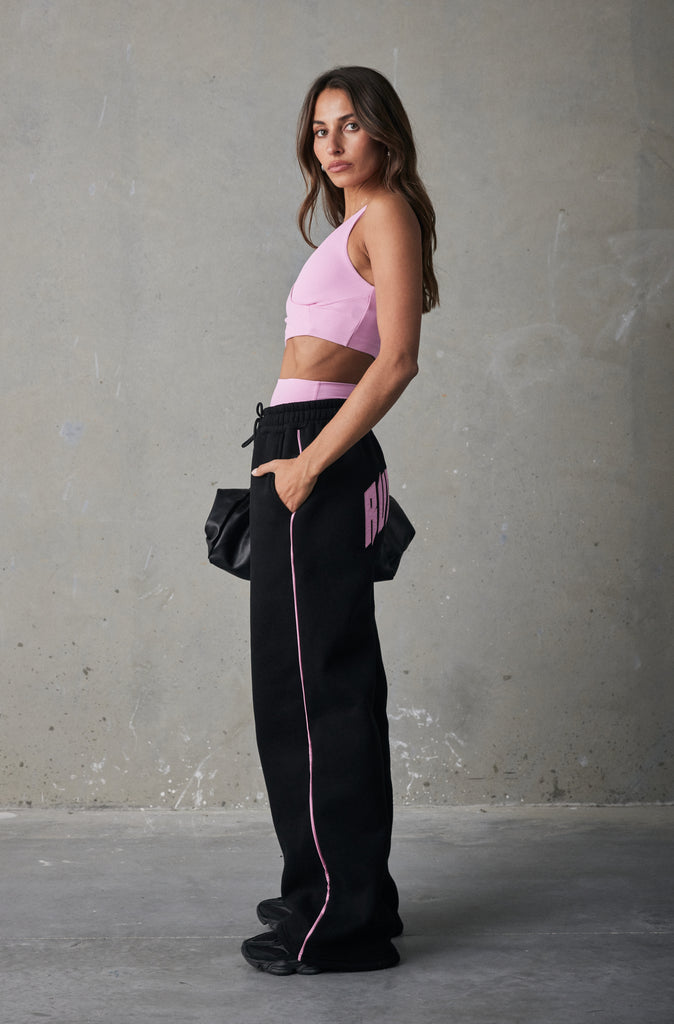 FRNTRNR Wide Leg Sweatpant - Black