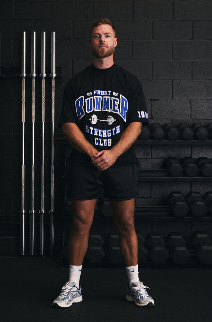 Strength Tee - Sapphire Black