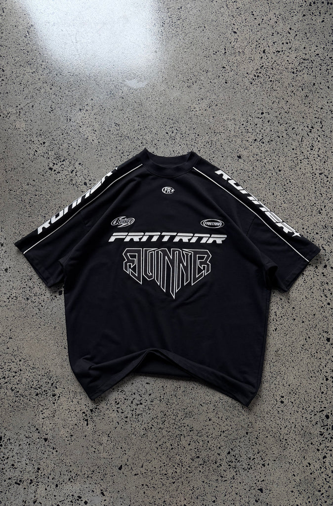 Double Down Tee Black