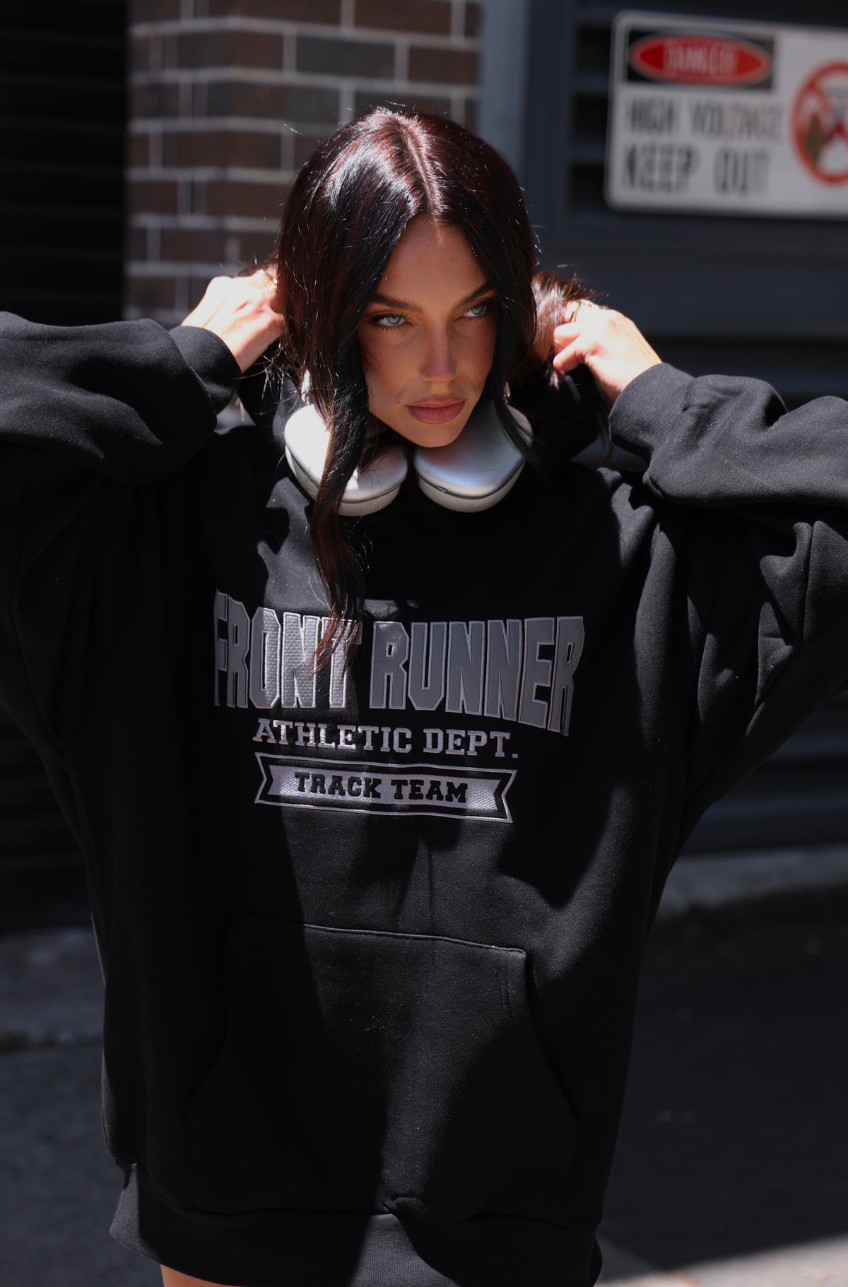 Athletic Department Hoodie Graphite [women]