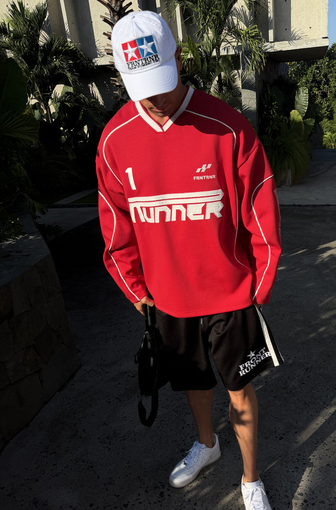 Striker L/S Jersey Scarlet