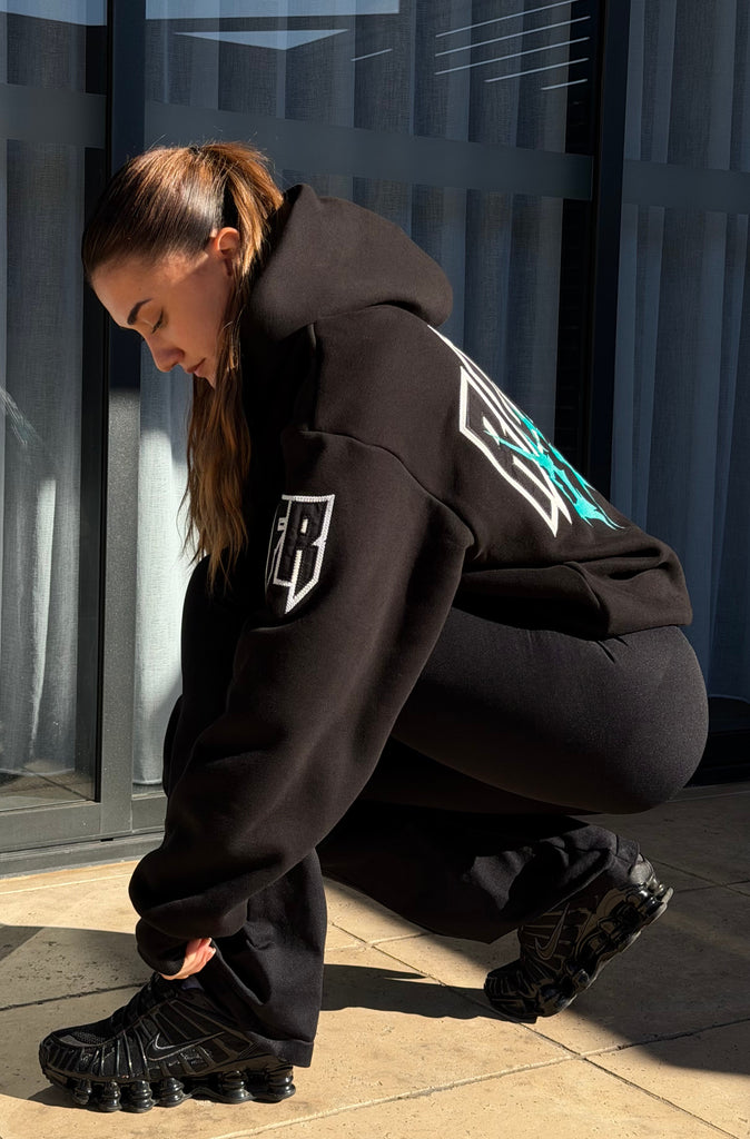 Razor Hoodie Black Tiffany