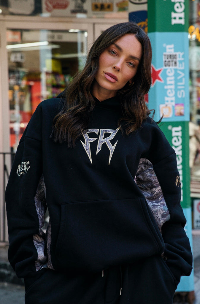 No Mercy Hoodie Black Camo