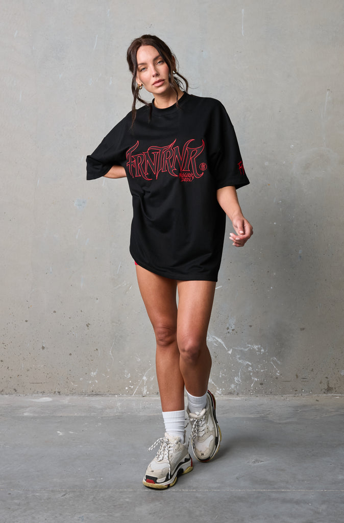 Thorned Legacy Tee - Black Red