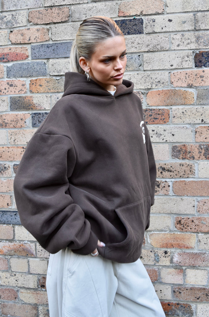 FRNTRNR ESTD Hoodie Mocha