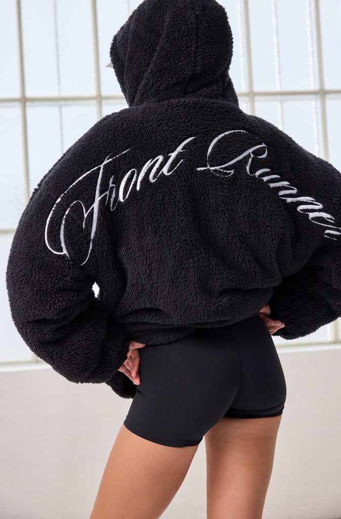 FR Hooded Sherpa Jacket Black