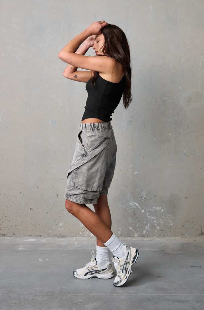Legacy Pocket Short - Washed Grey