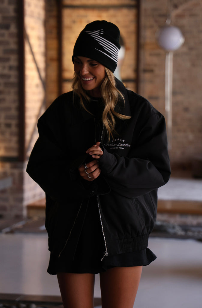 Sportive Bomber Black
