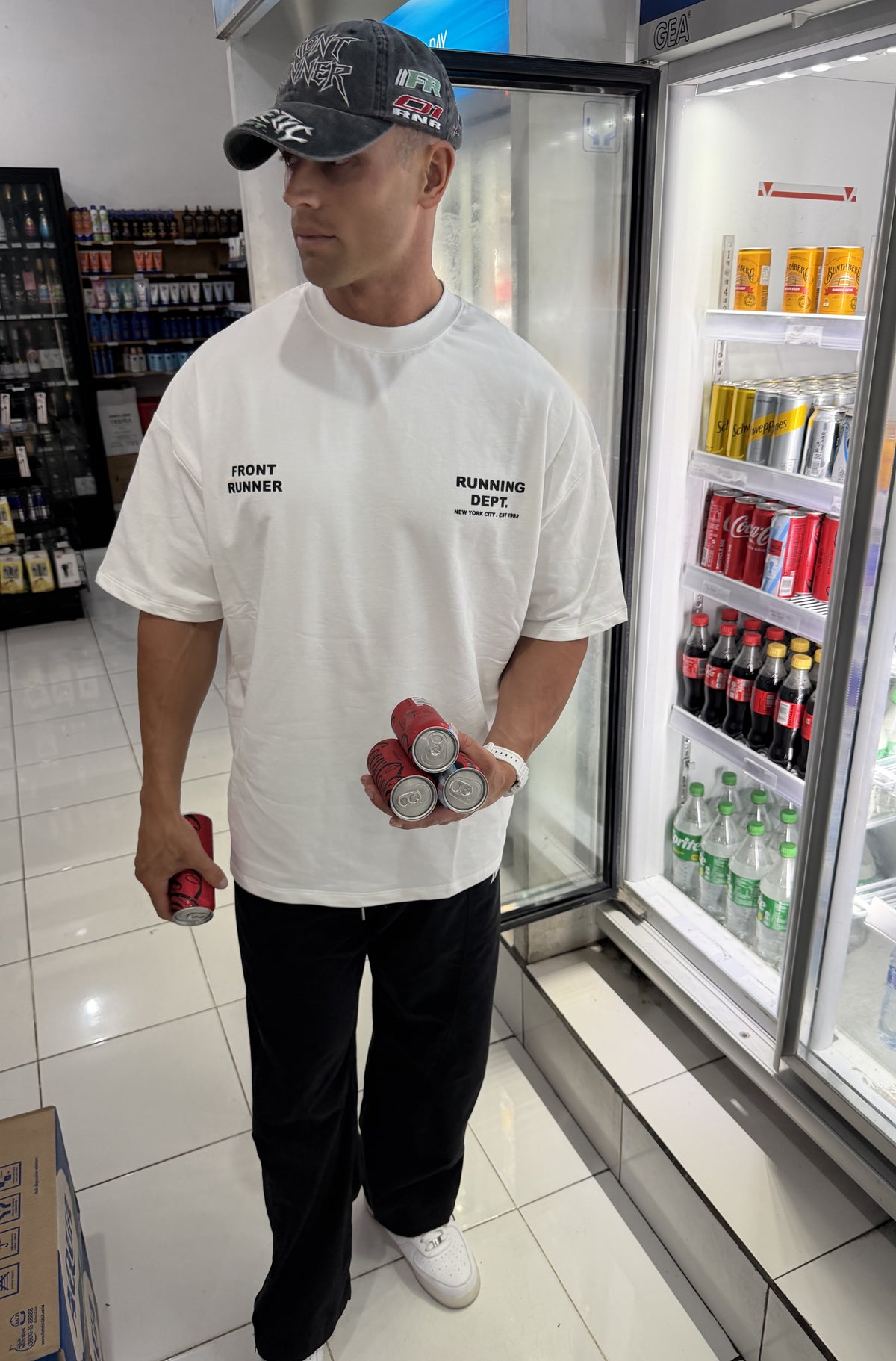 Running Dept Tee Vanilla [men]