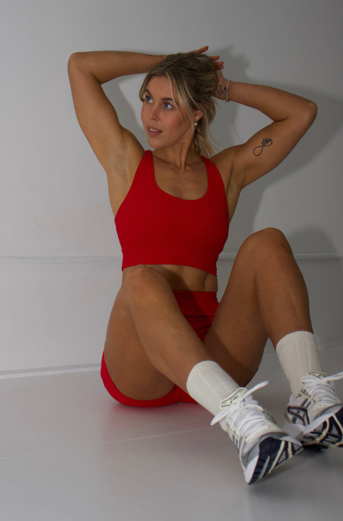 FR Racer Crop - Scarlet