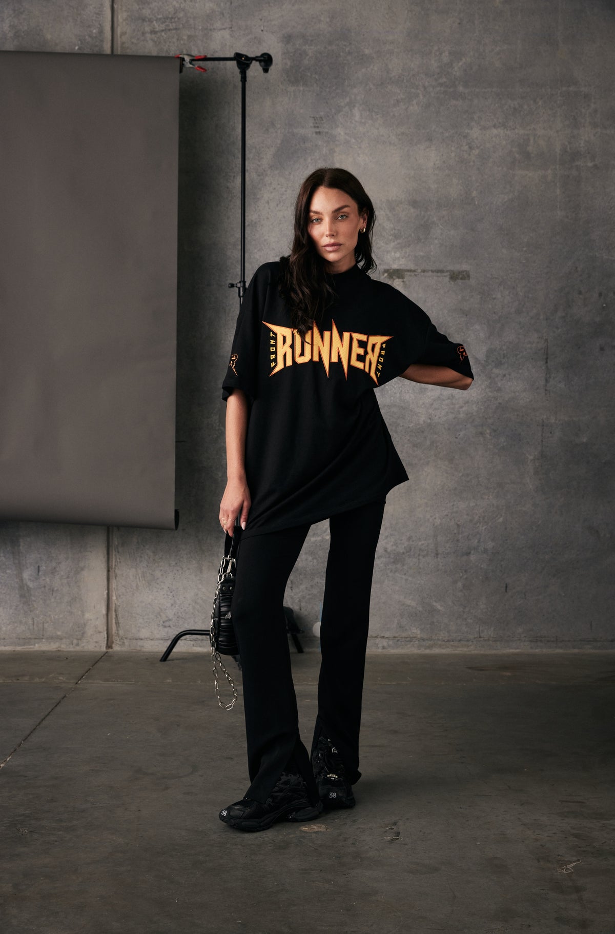 Bolt Tee - Black Fire - Women