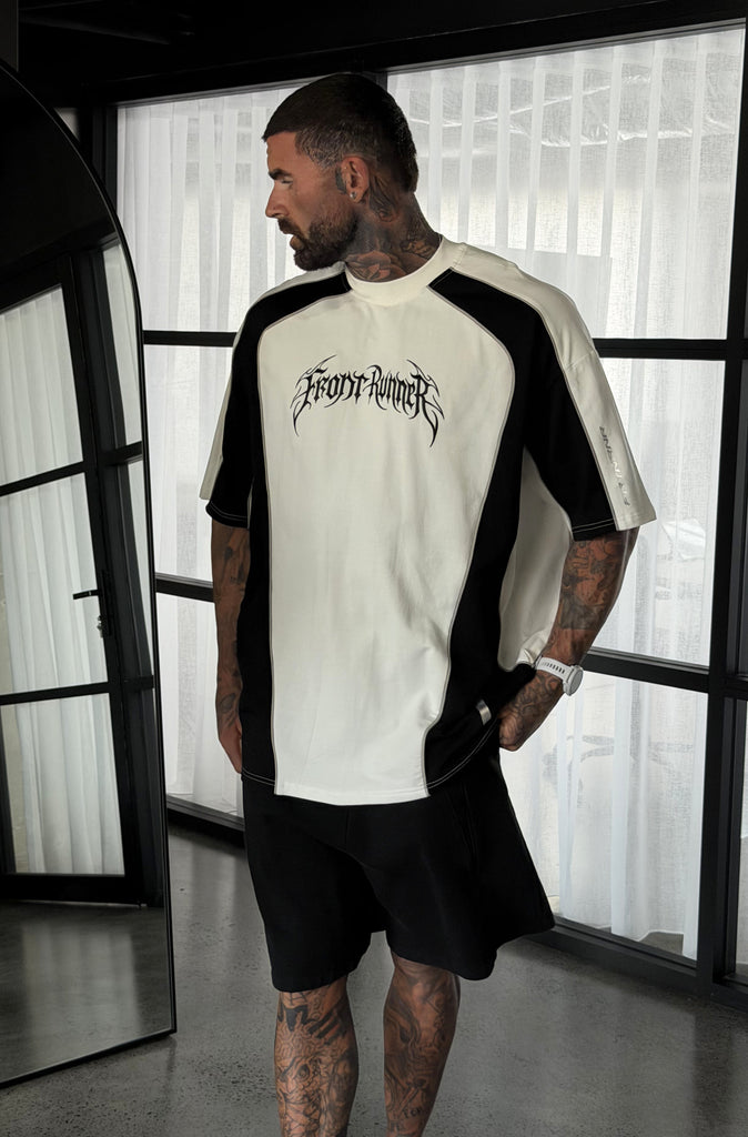 Fluid Panel Tee White