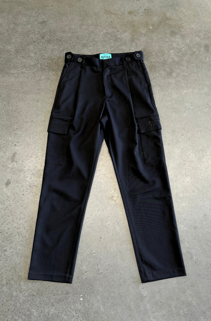 Tailored Cargo Pant - Black