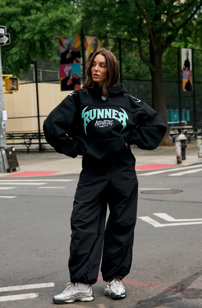 Vortex Hoodie Black Tiffany