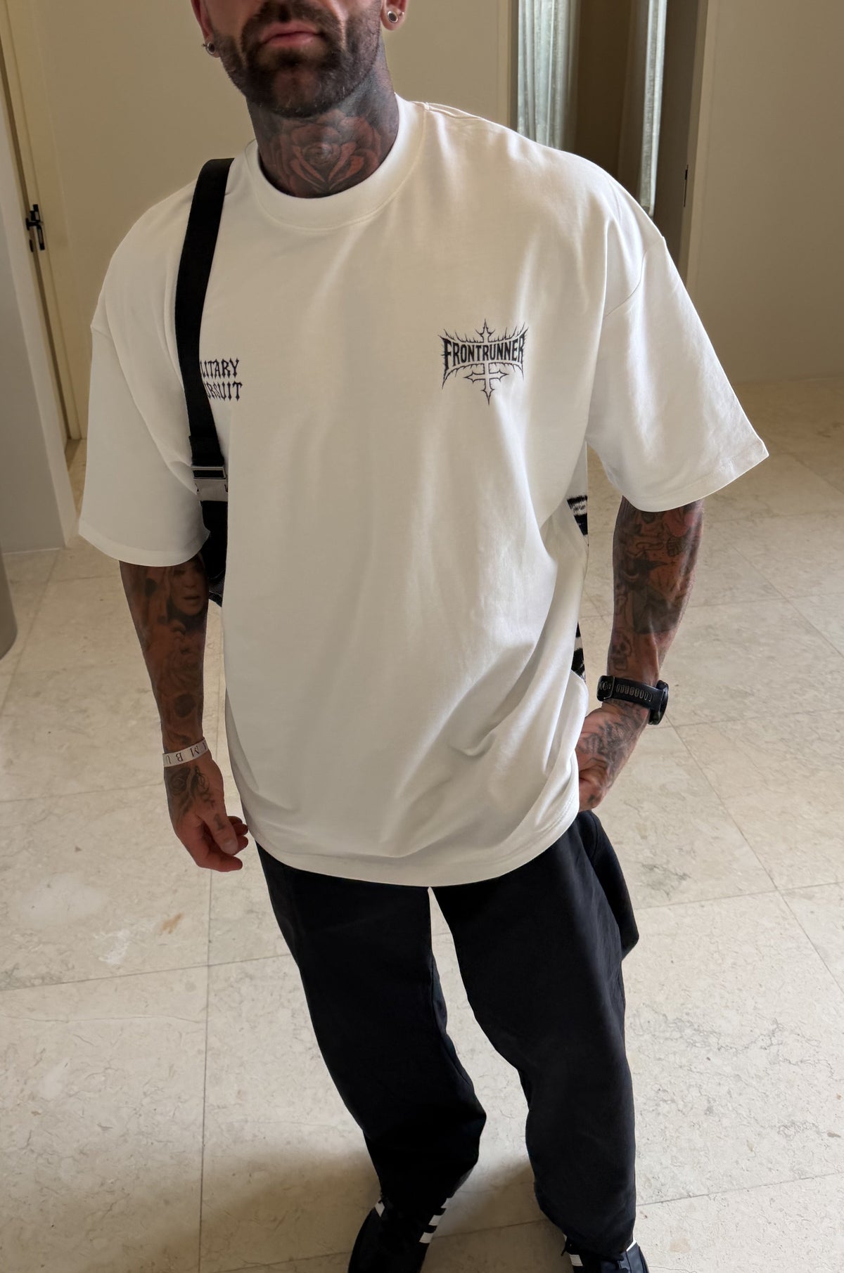 Solitary Pursuit Tee - White - Hover