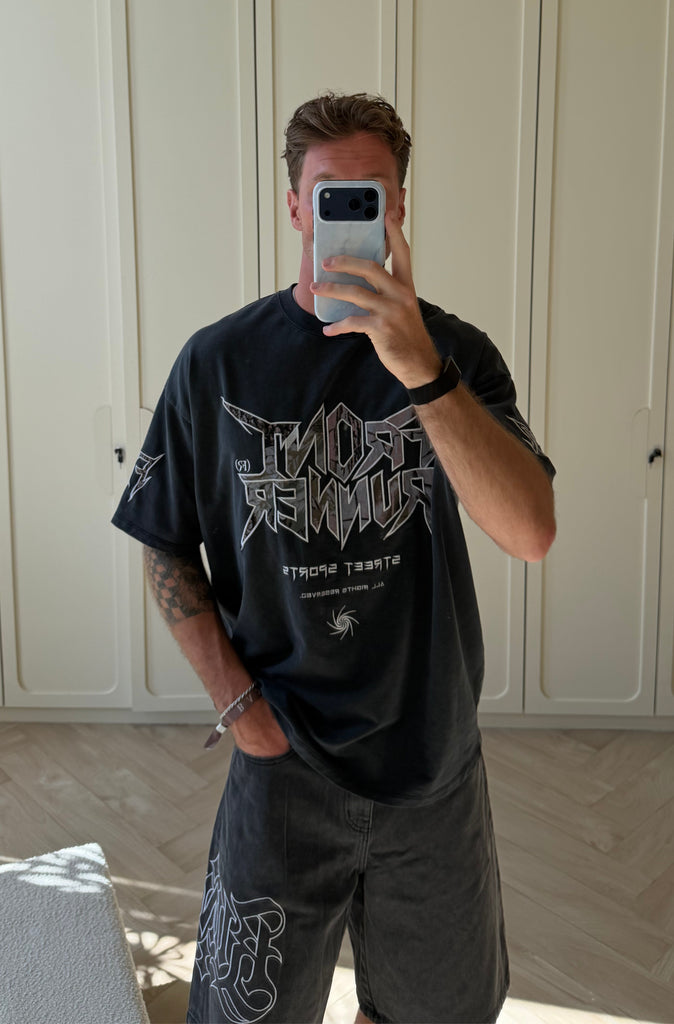 No Mercy Tee Washed Black Camo