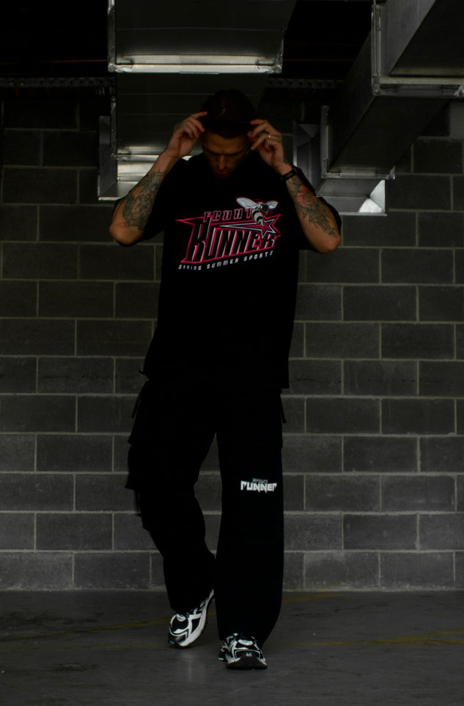 Hornet Tee - Black & Pink
