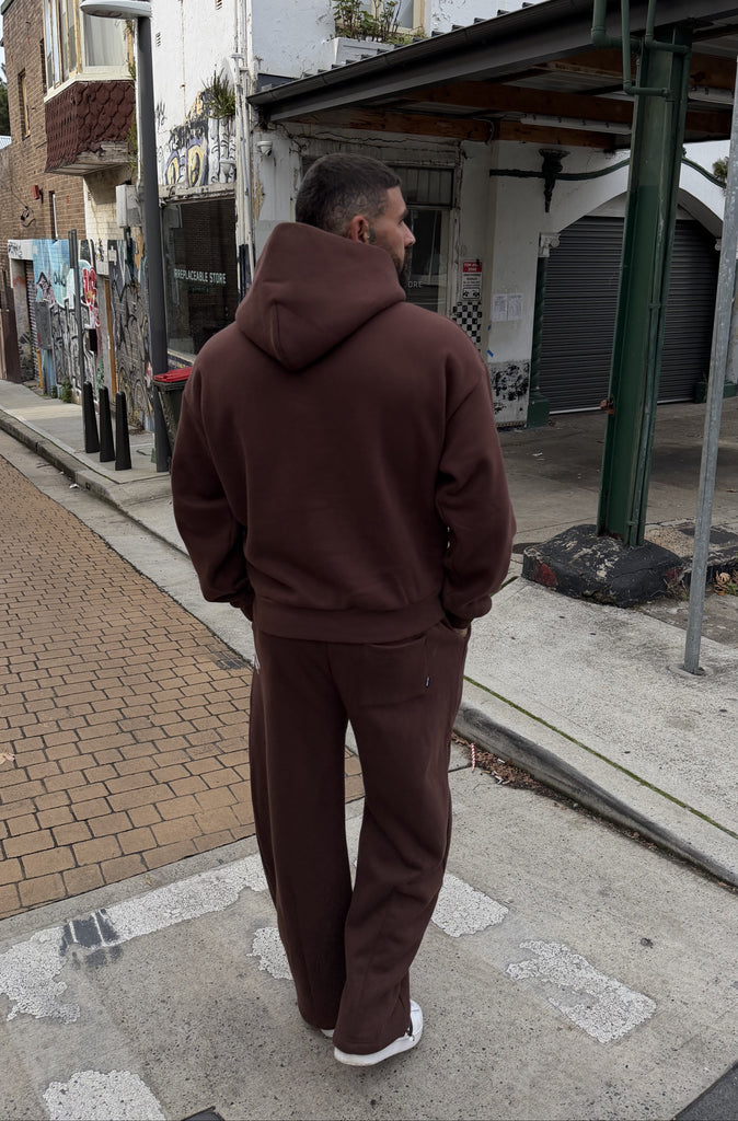Athletic Department Hoodie Choc Malt