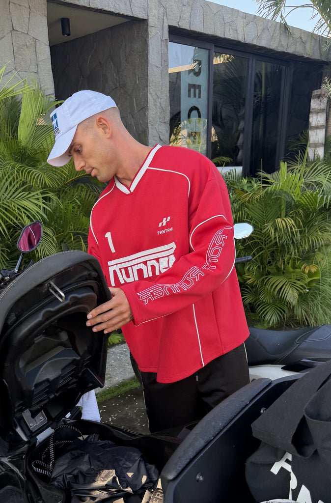Striker L/S Jersey Scarlet