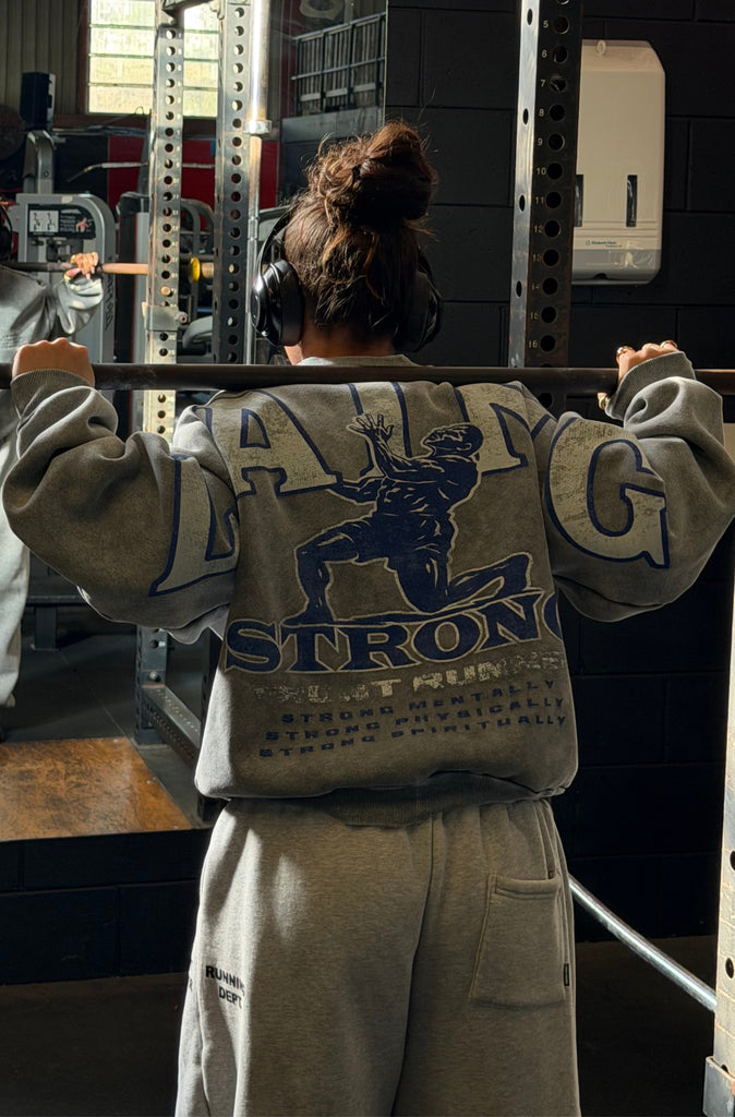 Pillars of Strength Crewneck Concrete