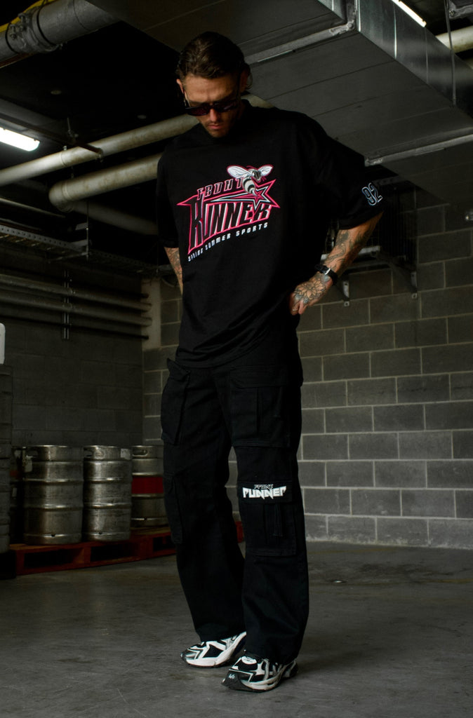 Hornet Tee - Black & Pink