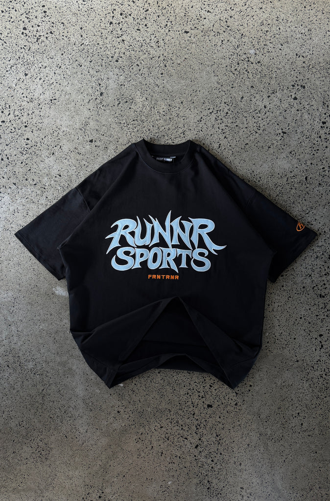 Runner Sports Tee Black