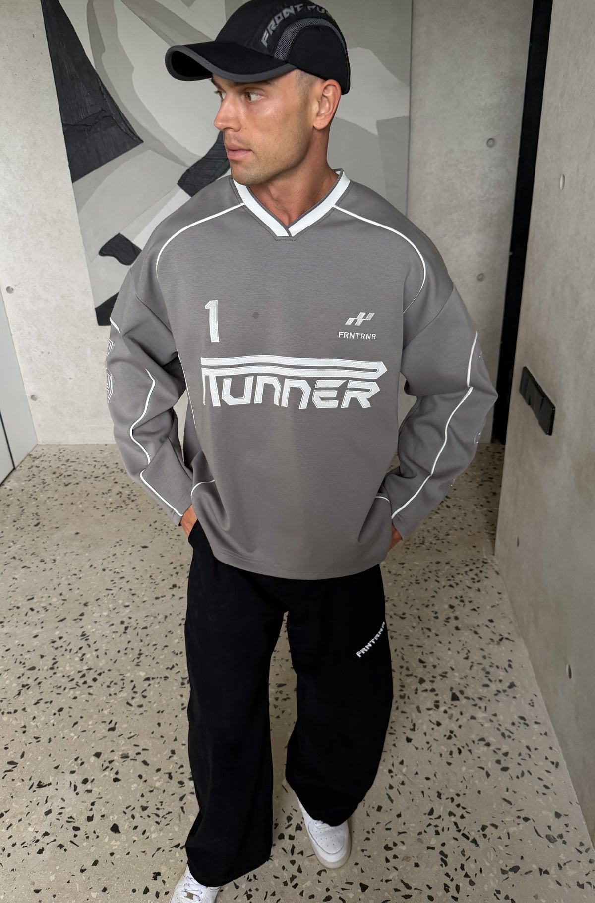 Striker L/S Jersey Grey [men]