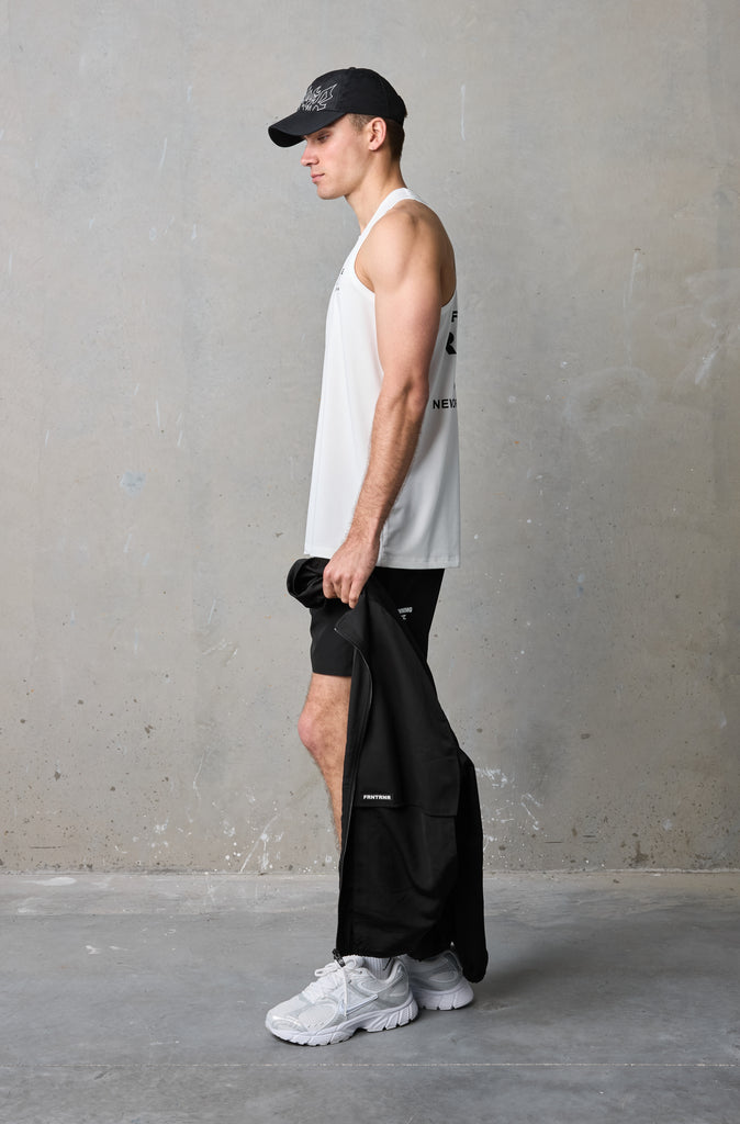Running Dept Tech Singlet - White