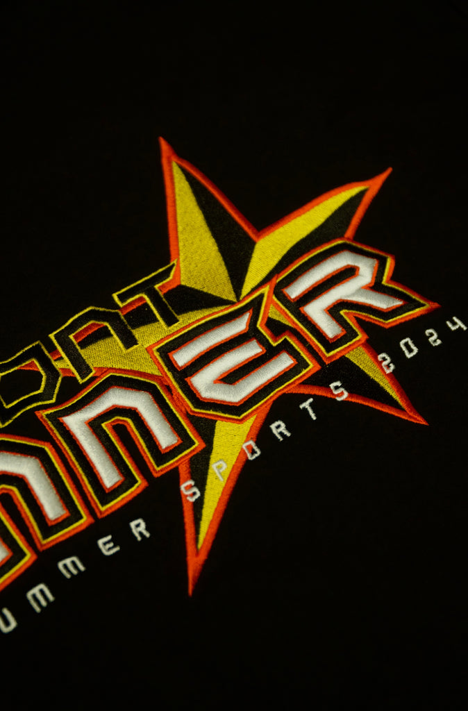 SS Runner Logo Tee - Black Fire