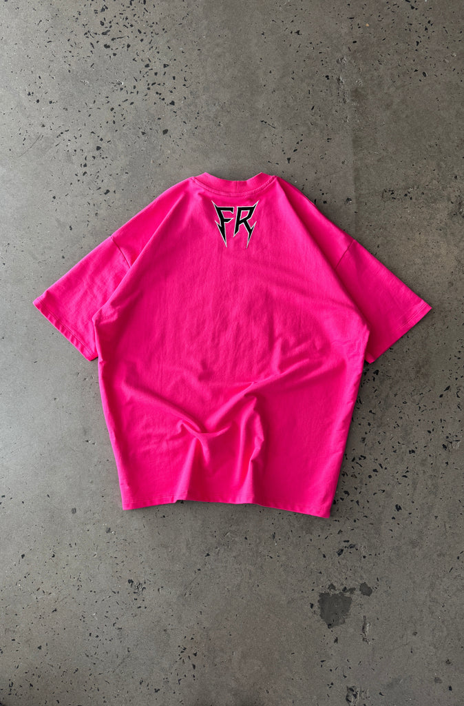 Heavy Medal Tee - Flamingo