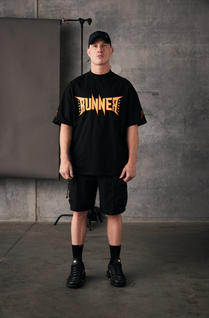 Bolt Tee - Black Fire