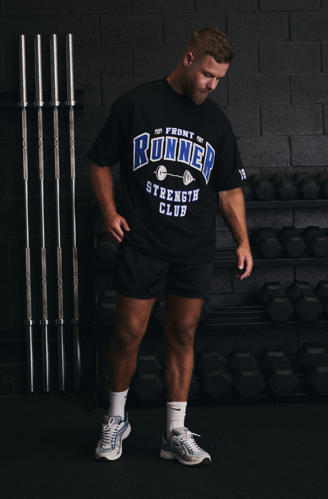 Strength Tee - Sapphire Black