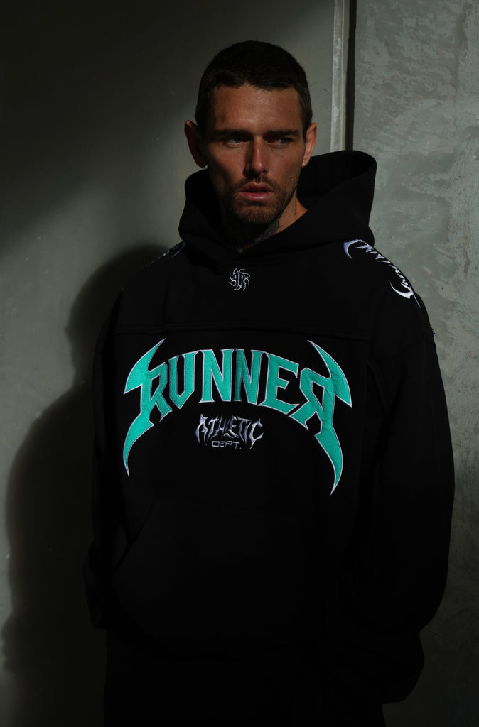 Vortex Hoodie Black Tiffany