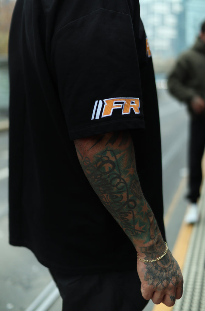 Circuit Tee - Black Mandarin