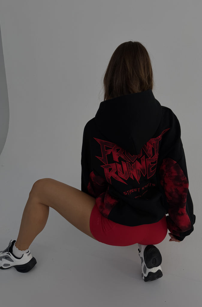 No Mercy Hoodie Black Scarlet