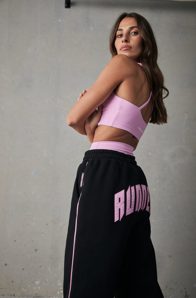 FRNTRNR Wide Leg Sweatpant - Black