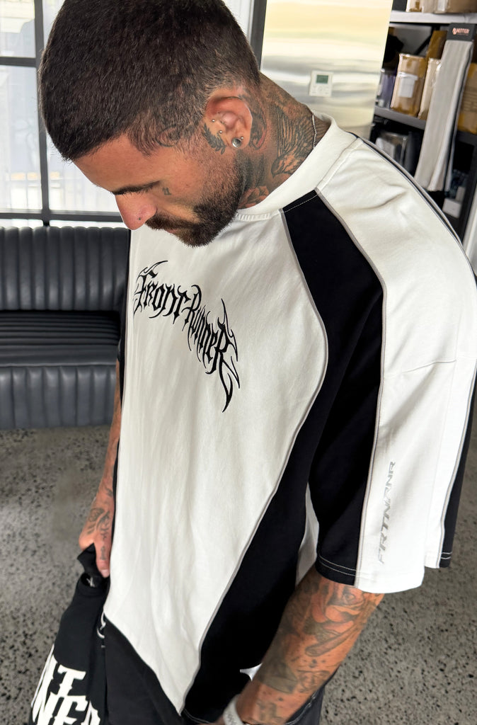 Fluid Panel Tee White