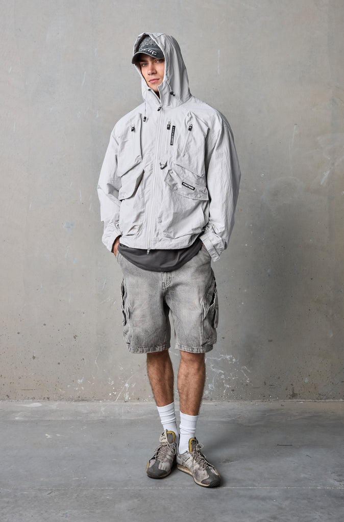 Legacy Pocket Short - Washed Grey