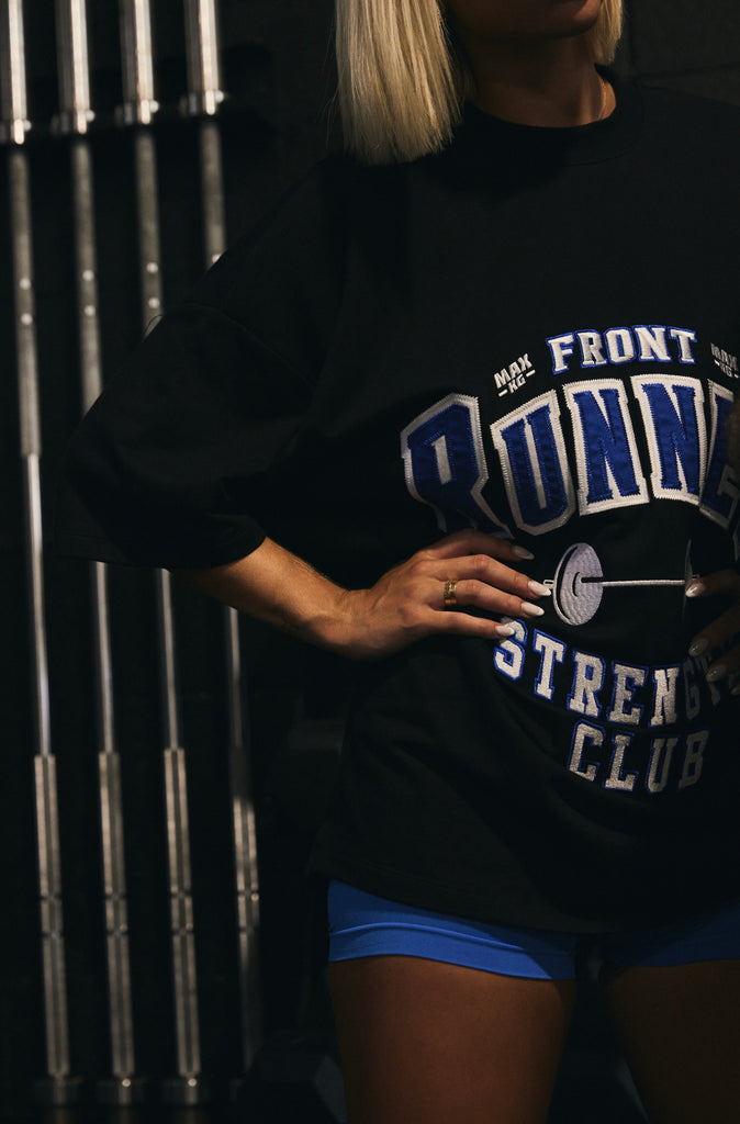 Strength Tee - Sapphire Black